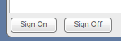 Confusing Meebo signoff buttons