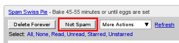 Gmail Not Spam