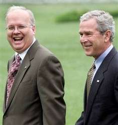 Karl Rove and George W. Bush