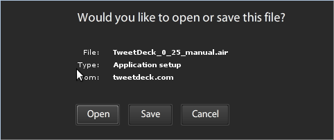 TweetDeck installation on Linux