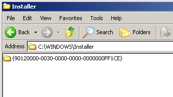 Windows installer icon directory