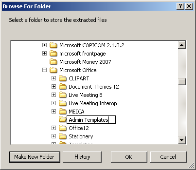 Extracting Office 2007 Administrative Templates