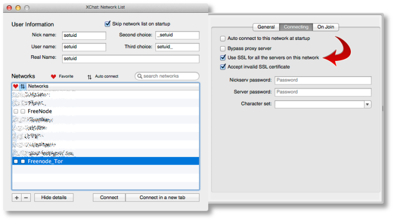 connect to freenode with limechat connect to freenode with limechat