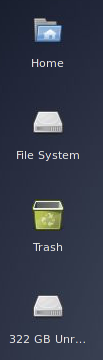 Xfce4 transparent desktop icons