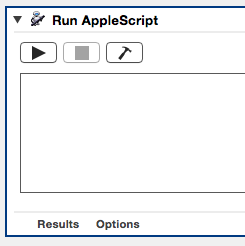 Blank AppleScript script